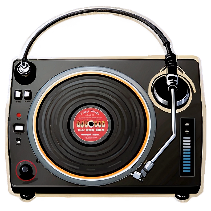 Dj Turntable Top View Png Bkc