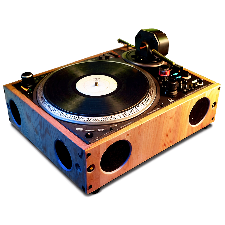 Dj Turntable With Speakers Png 35