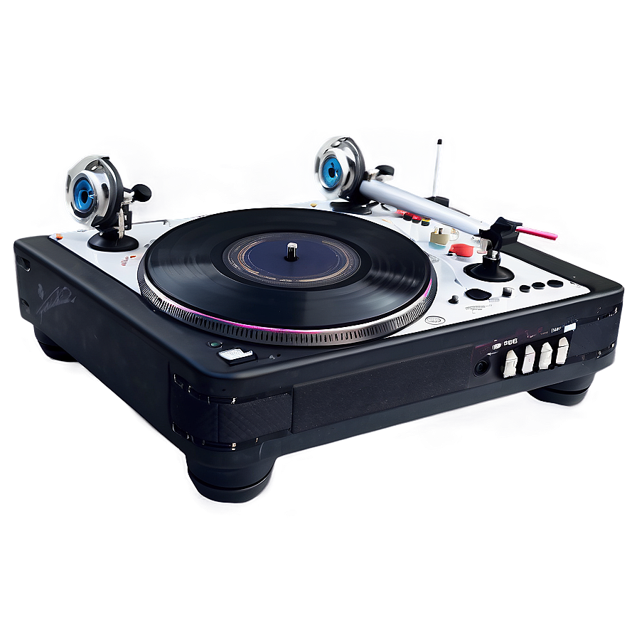 Dj Turntable With Speakers Png Tde47