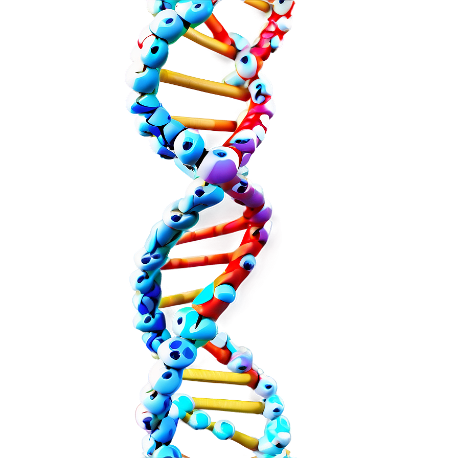 Dna Molecule In Detail Png Uwg95