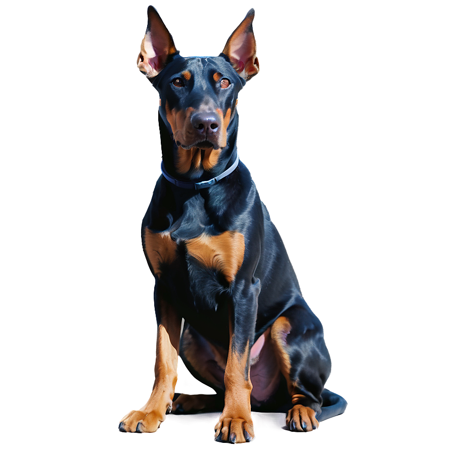 Doberman And Cat Png 89