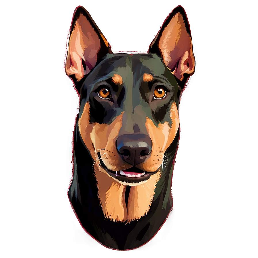 Doberman Dog Png 39