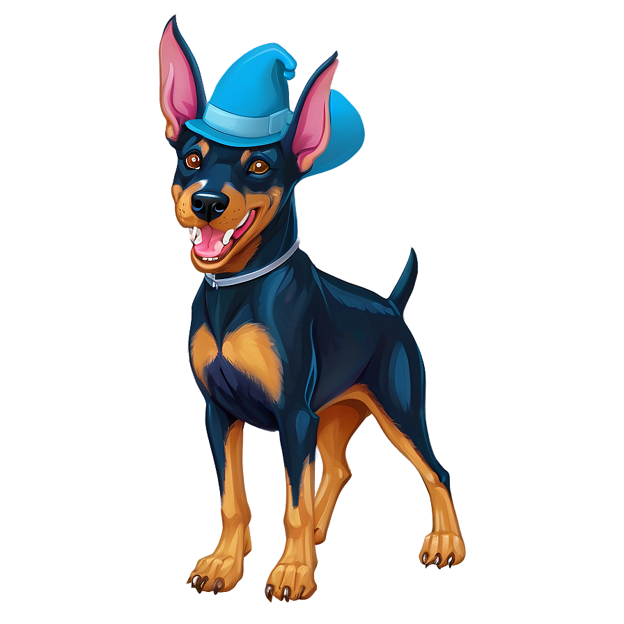 Doberman Halloween Png 06252024