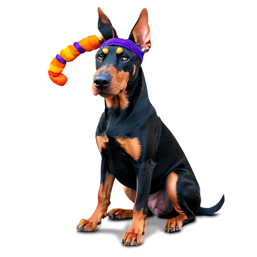 Doberman Halloween Png Fgq