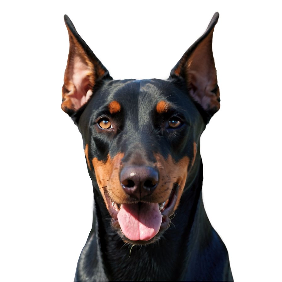 Doberman Head Png 06252024