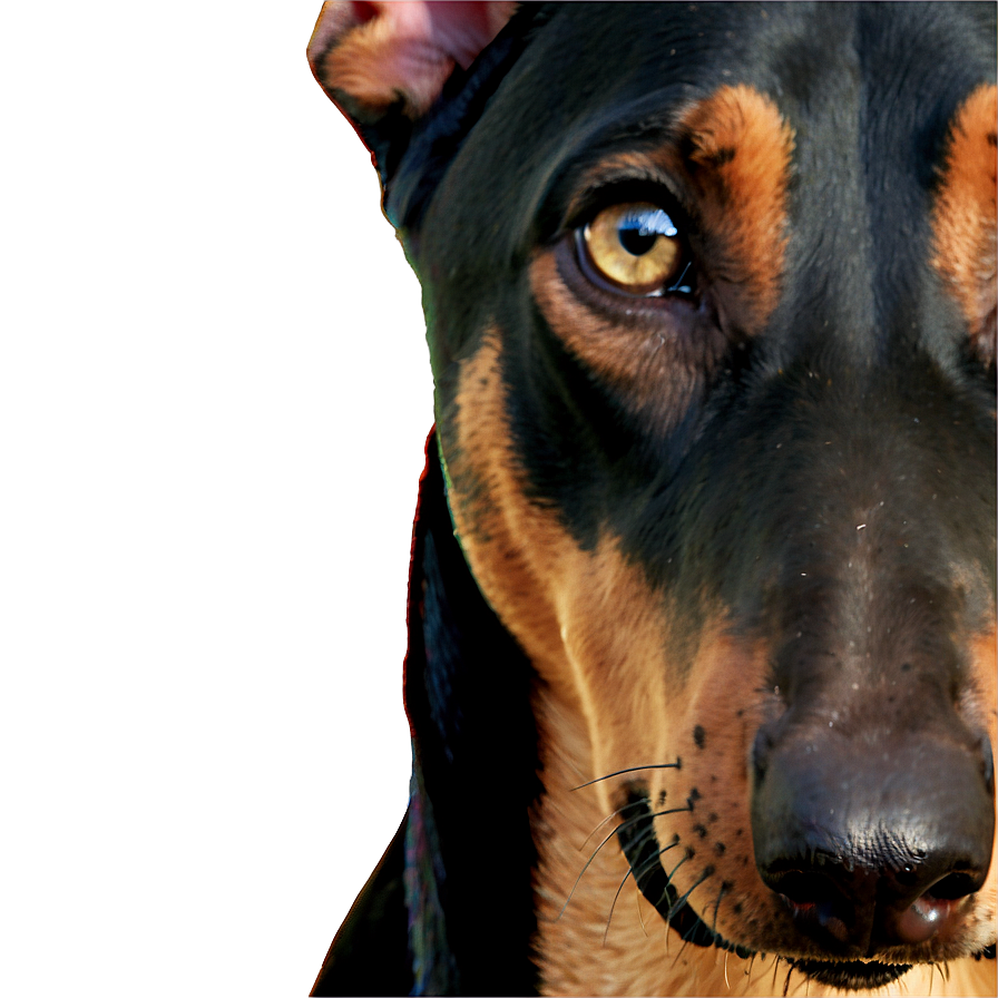 Doberman Head Png 06252024