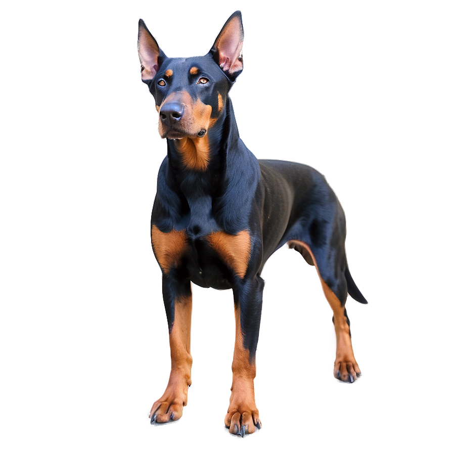 Doberman In Nature Png Eii38