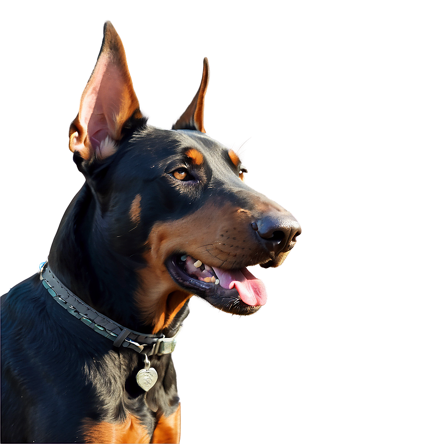 Doberman On Guard Png 06252024