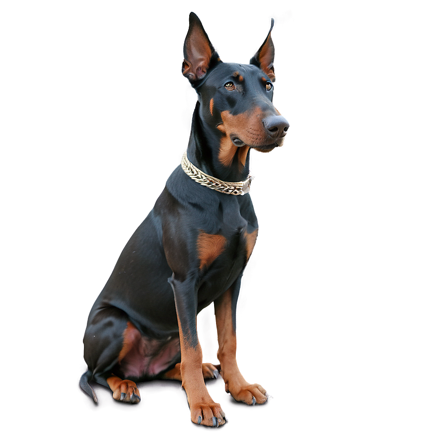 Doberman On Guard Png 10