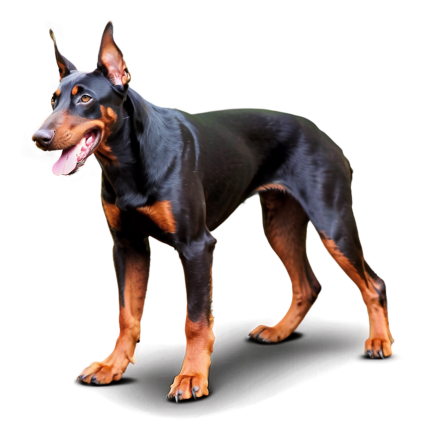 Doberman Playing Png Dwv35