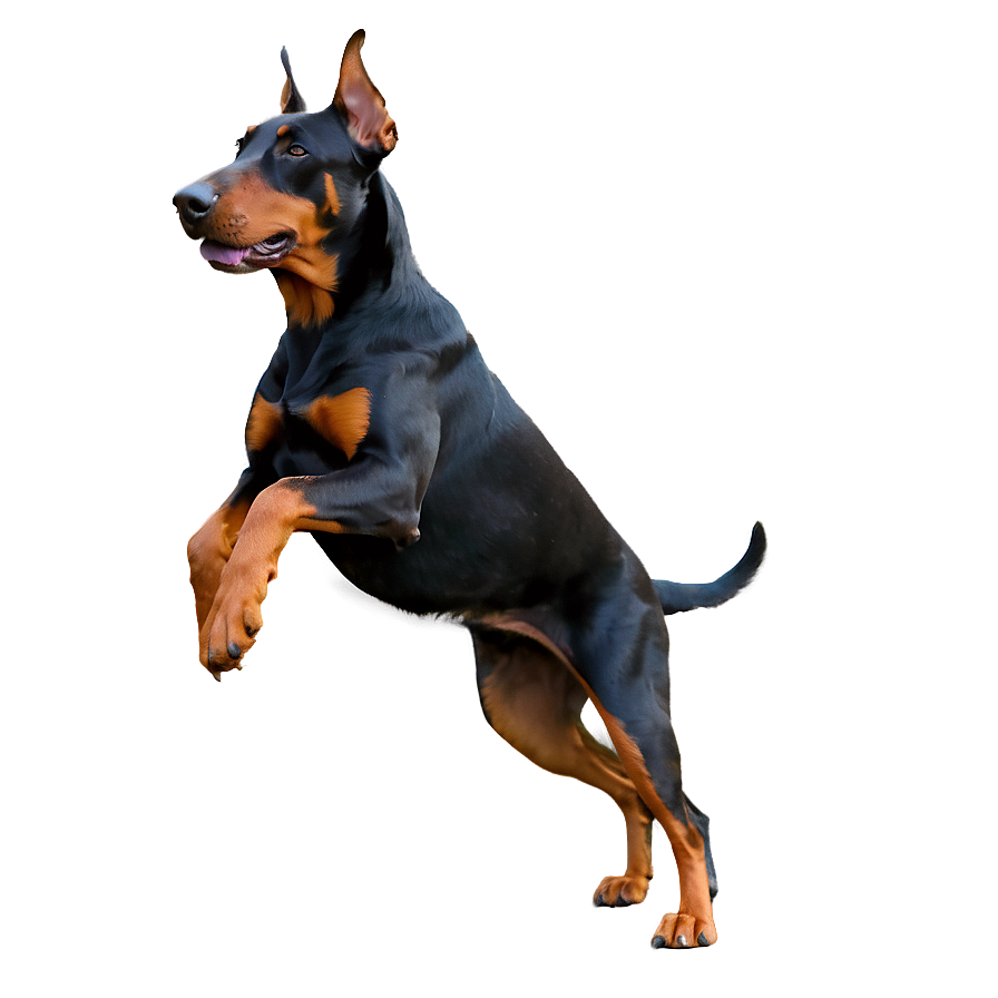 Doberman Playing Png Nel