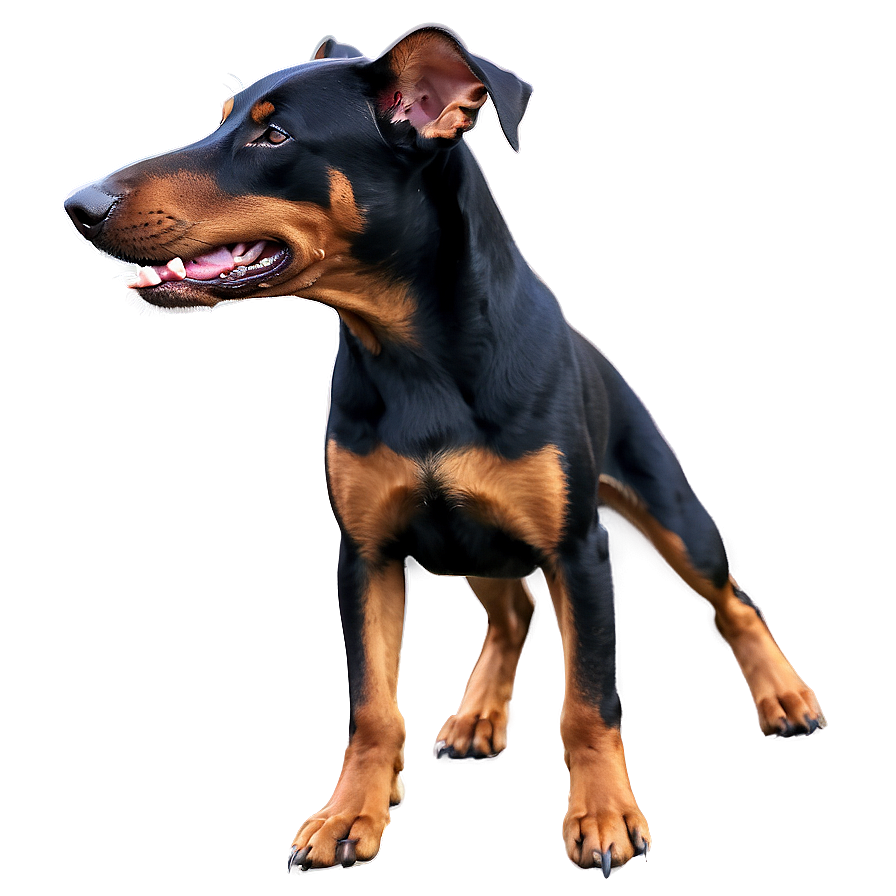 Doberman Portrait Png 06252024