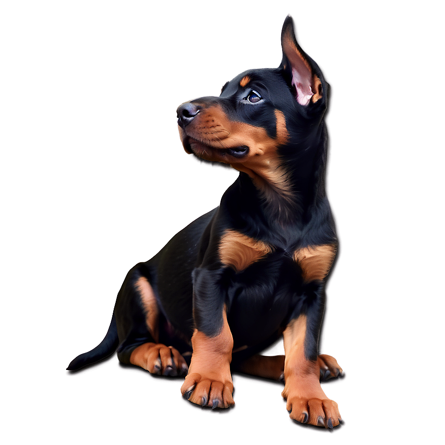 Doberman Puppy Litter Png 06252024