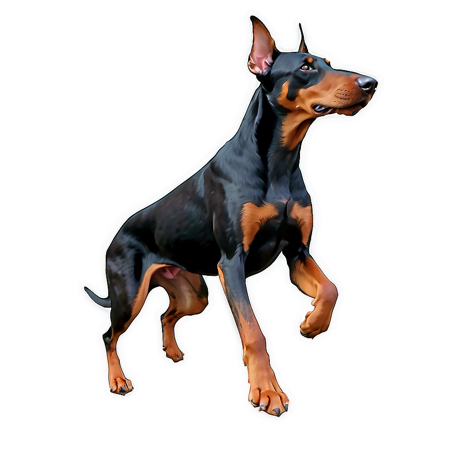 Doberman Running Png 26