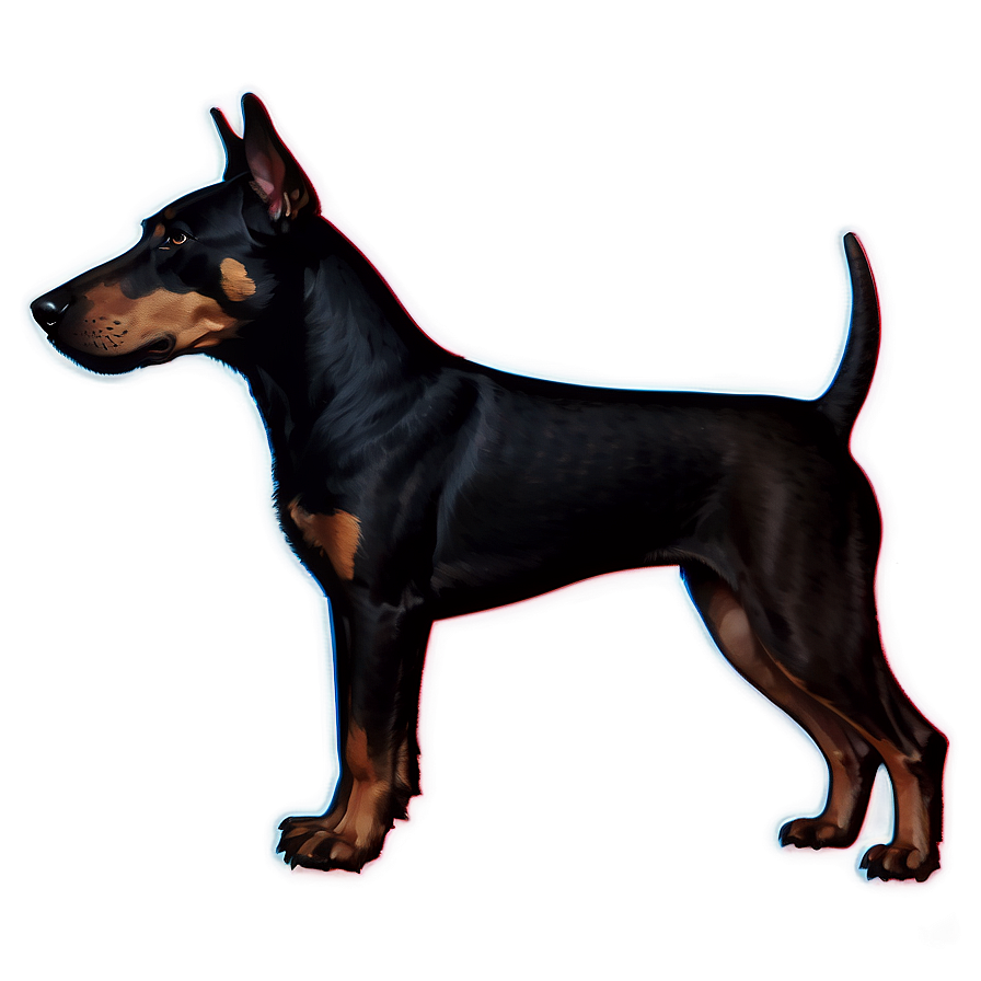 Doberman Silhouette Png 06252024