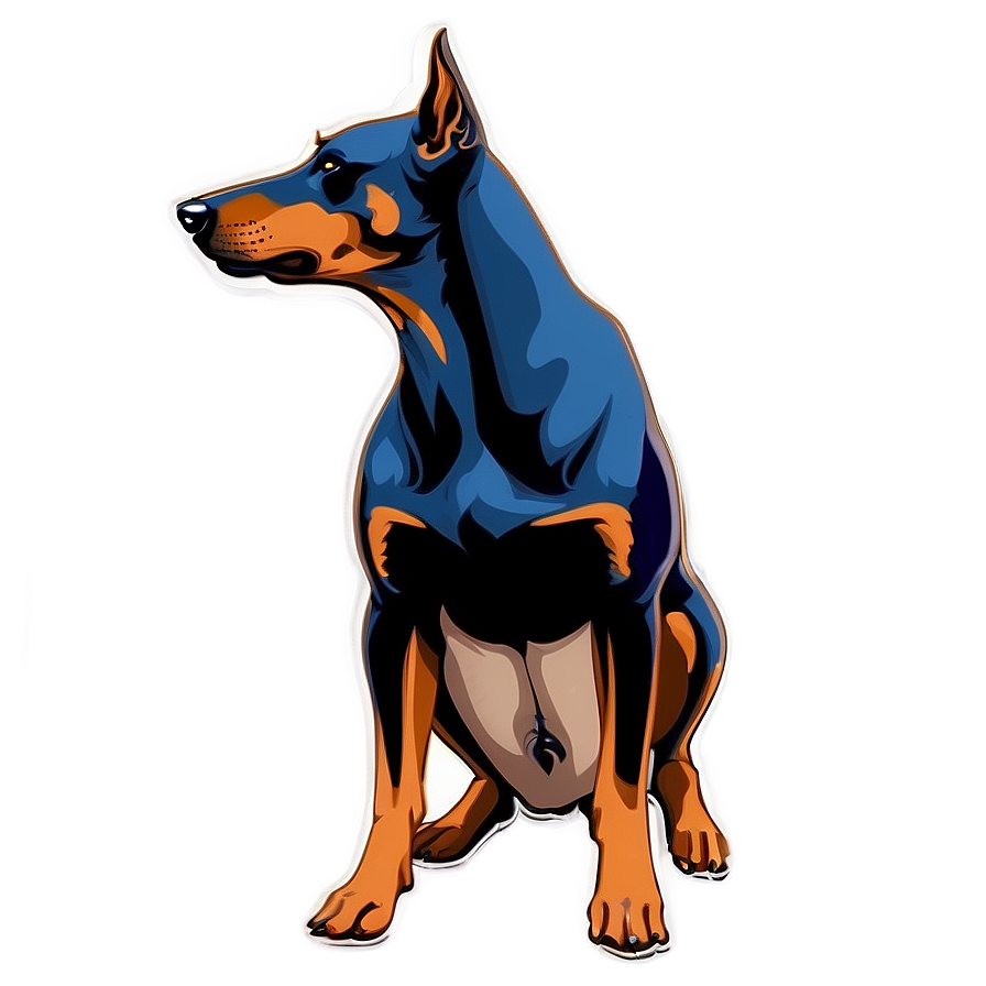 Doberman Silhouette Png 88