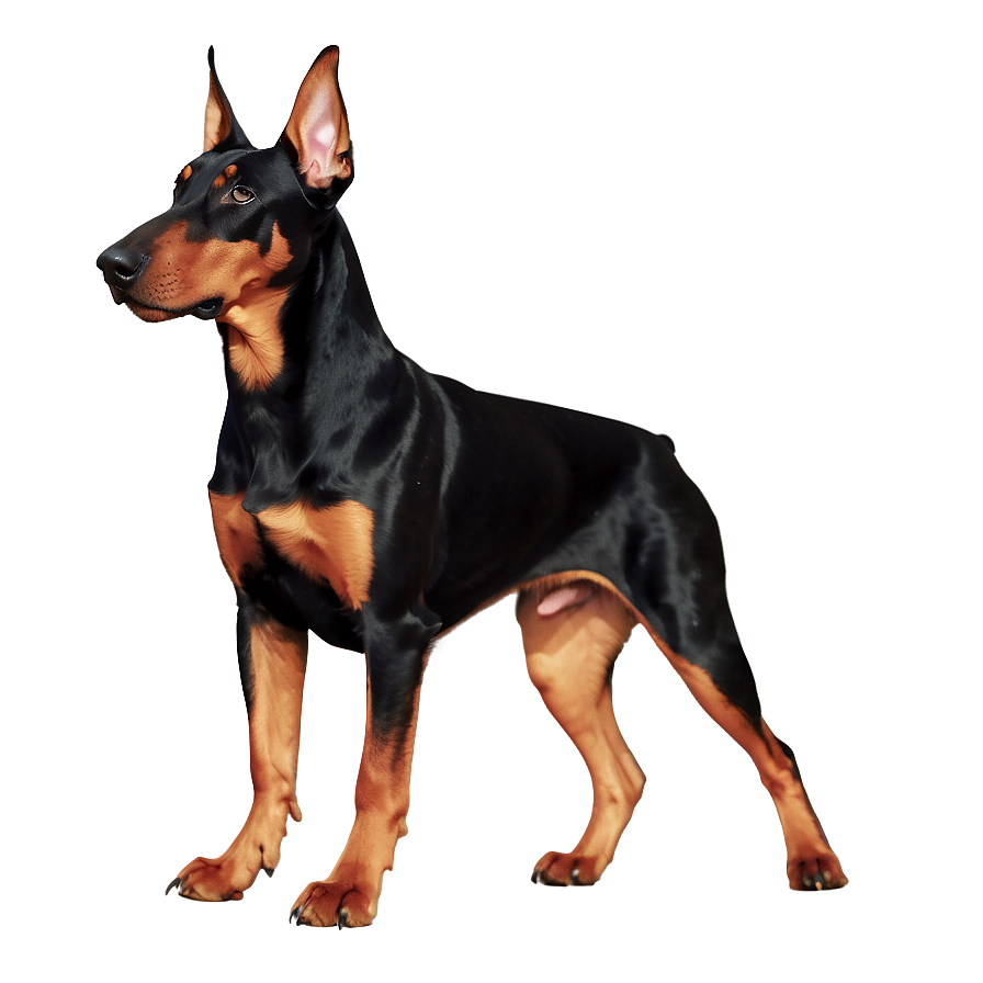 Doberman Silhouette Png Uar51