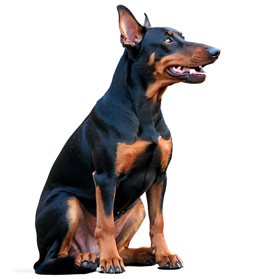 Doberman Sitting Png Wqv