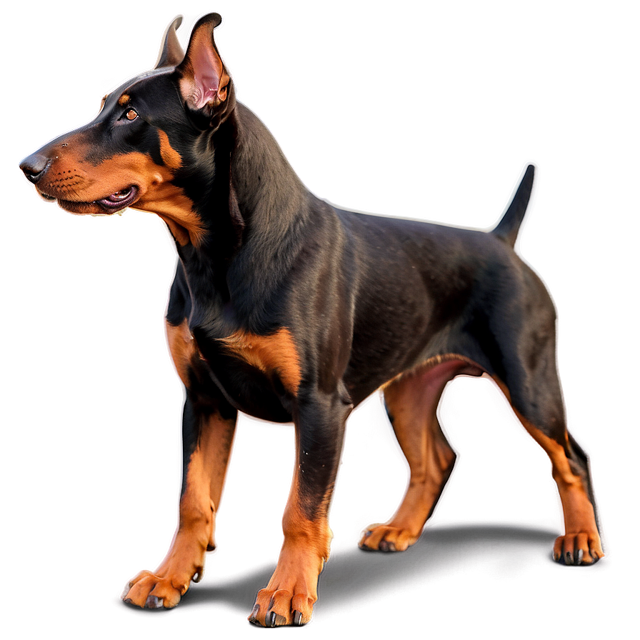 Doberman With Puppies Png 06252024