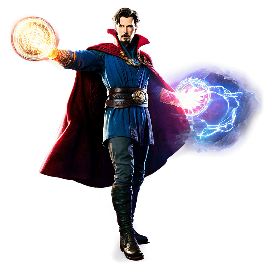 Doctor Strange In Battle Stance Png Clv