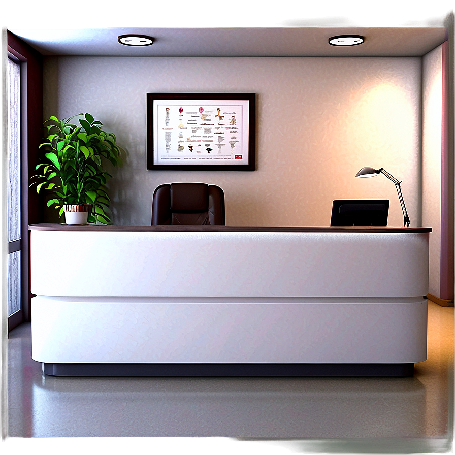 Doctors Office Reception Desk Png Sqh