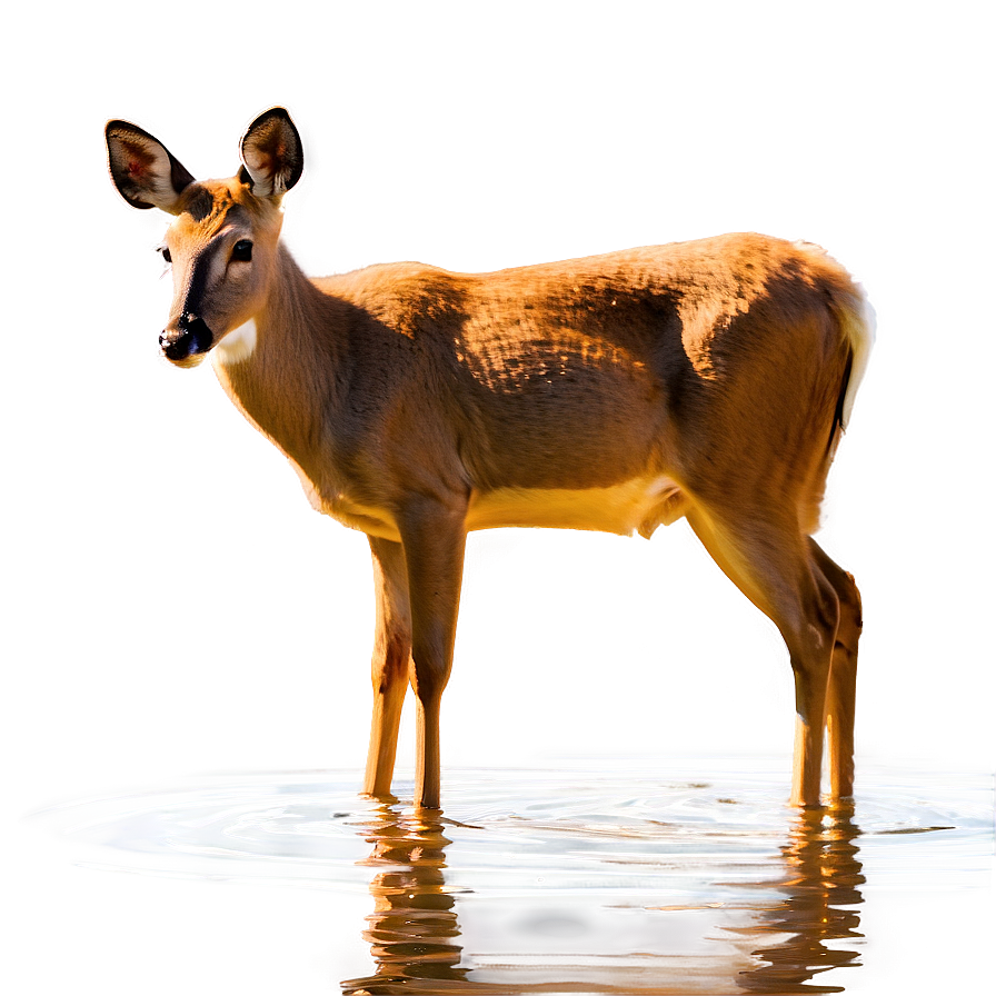 Doe By The Lake Png Nkg