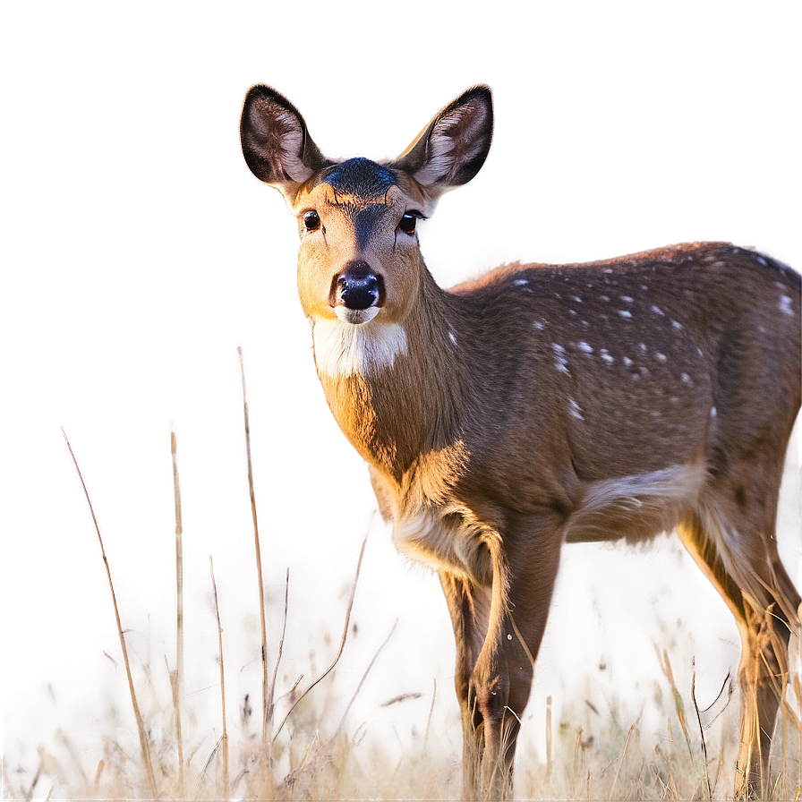 Doe In Golden Hour Light Png Gem28