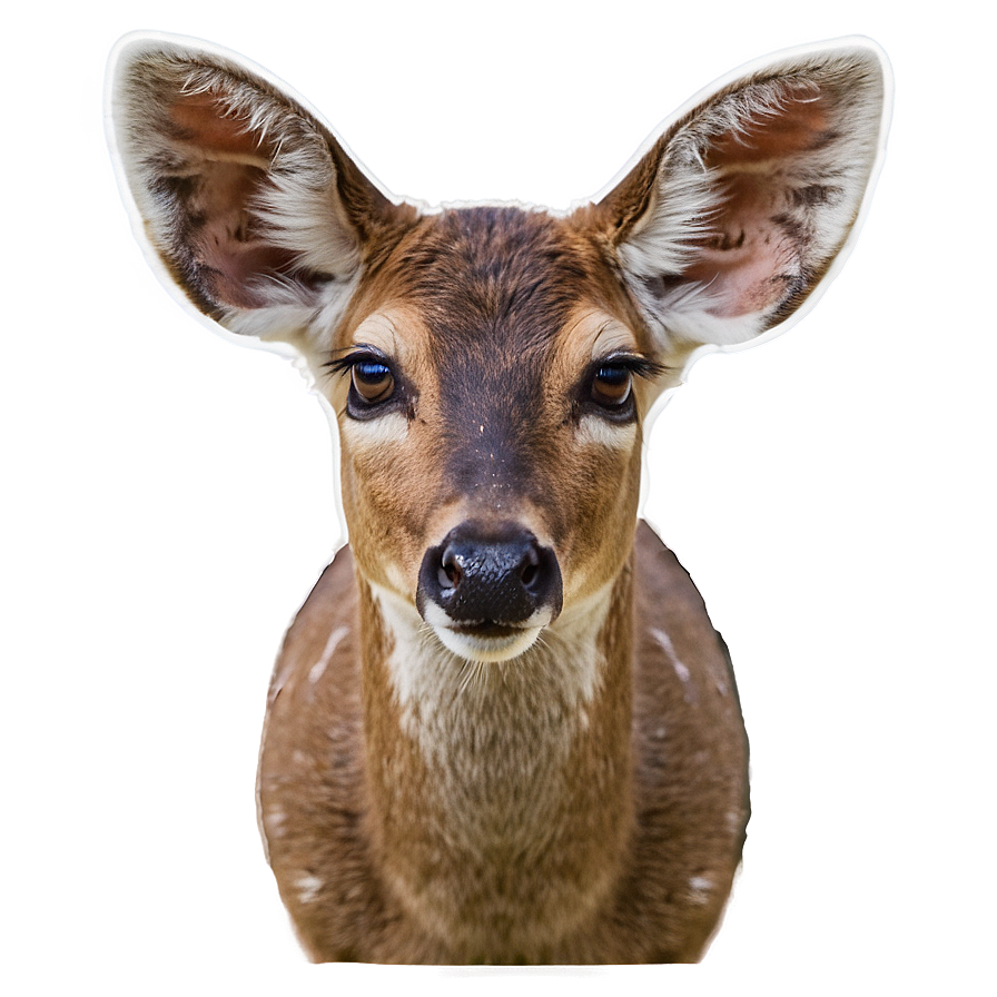 Doe In Wildlife Sanctuary Png 06292024