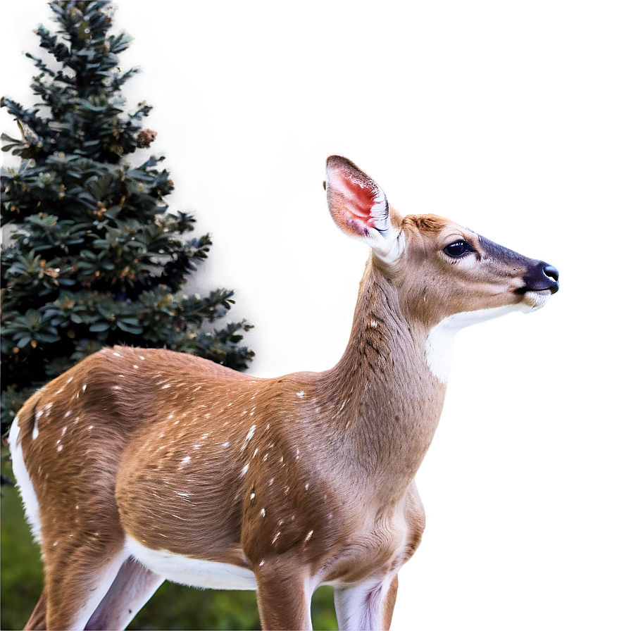 Doe With Vibrant Background Png 10