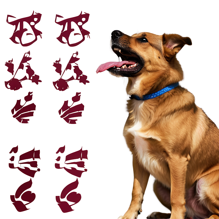 Dog Barking At Ball Png 31