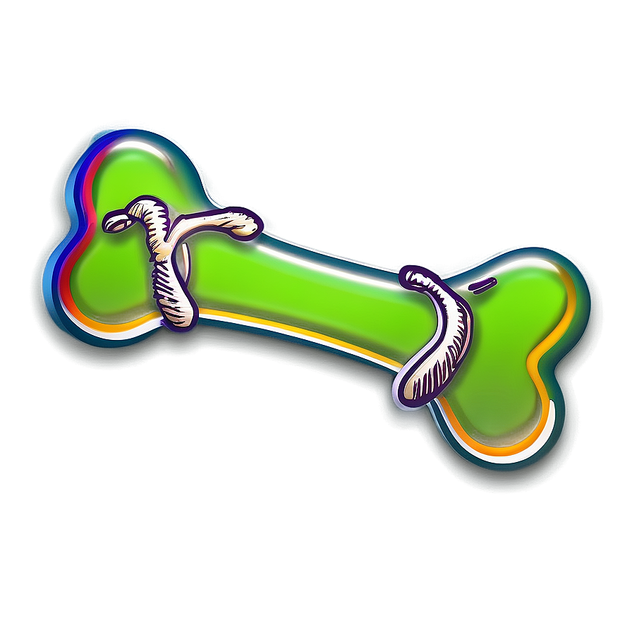 Dog Bone Badge Png Uox38