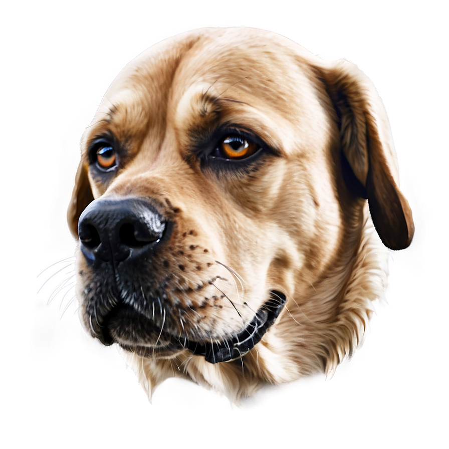 Dog Face Illustration Png 06212024