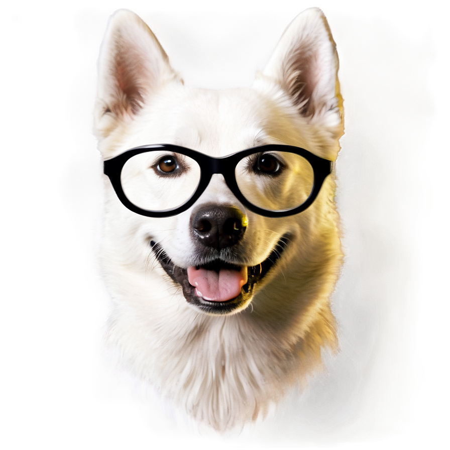 Dog Face With Glasses Png 06212024