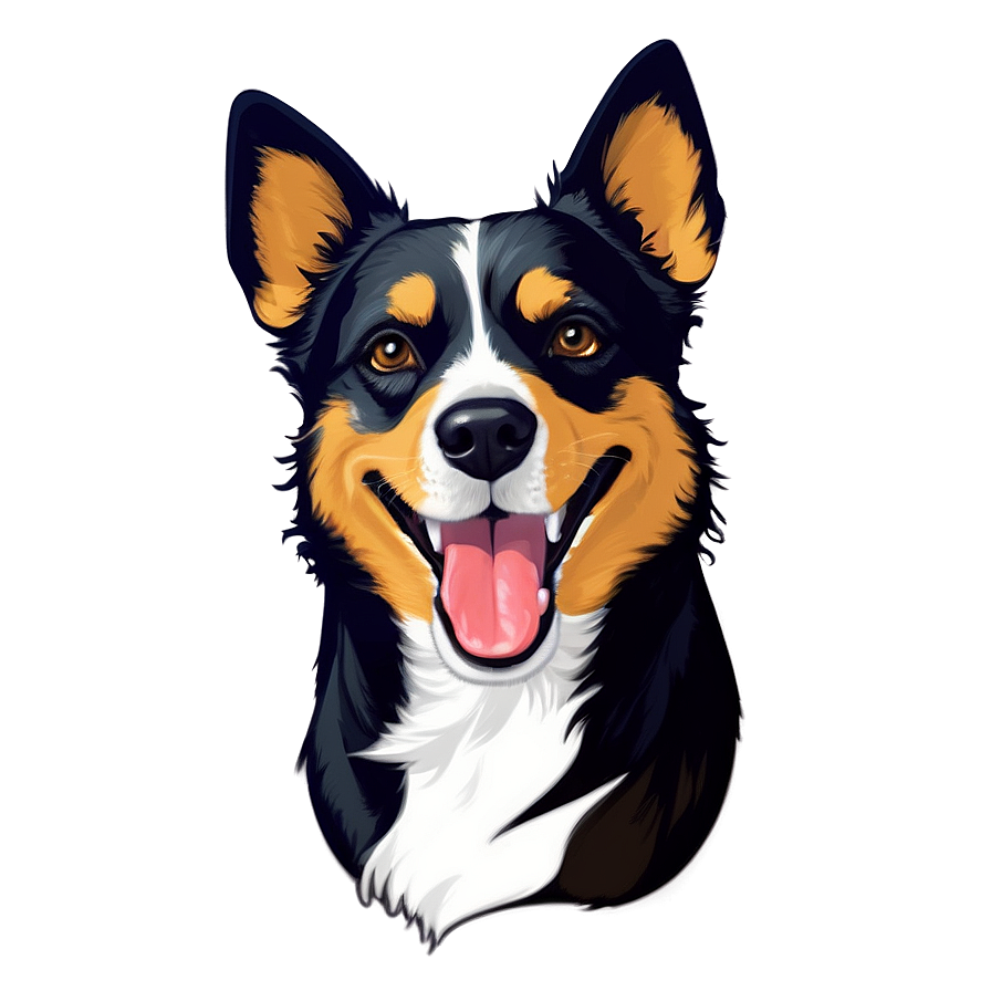 Dog Head Caricature Png 43