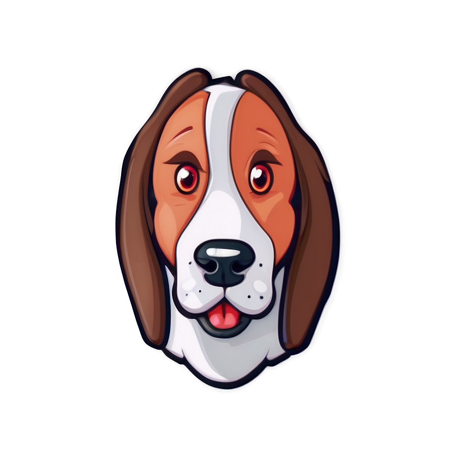 Dog Head Cartoon Style Png Cul