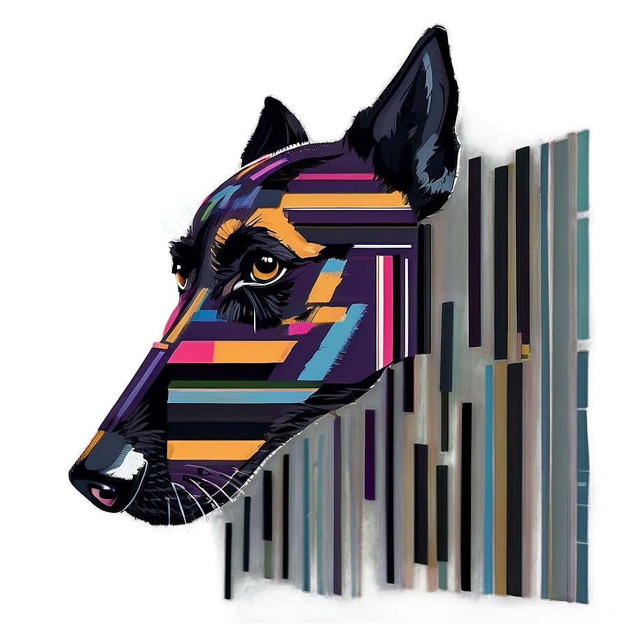 Dog Head Illustration Png Khu80