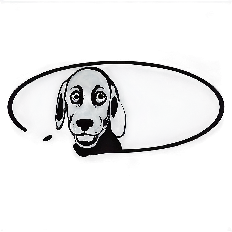 Dog Head In Circle Png Xmr