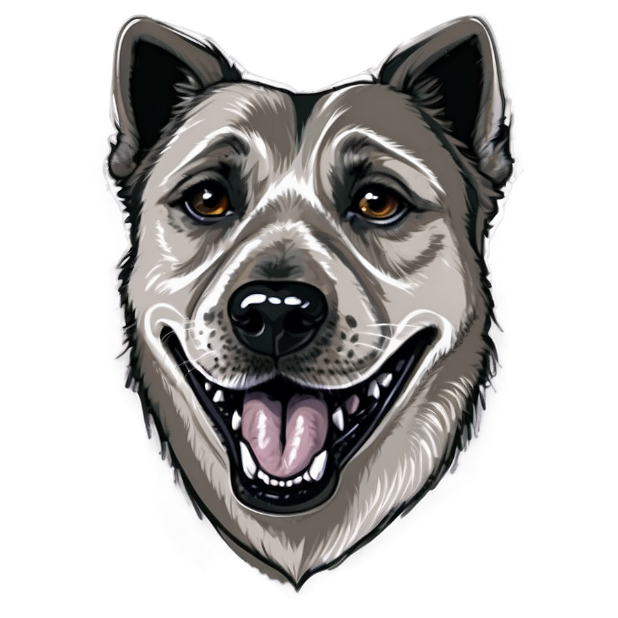 Dog Head Sketch Png Uww96