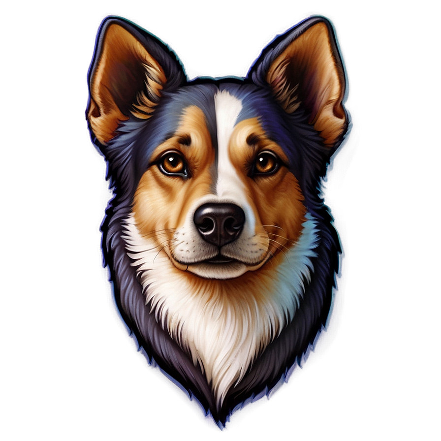 Dog Head Tattoo Design Png Ebh13