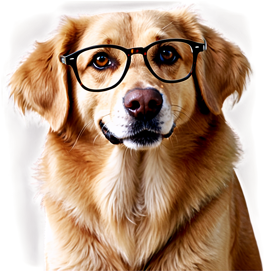 Dog Head With Glasses Png 36