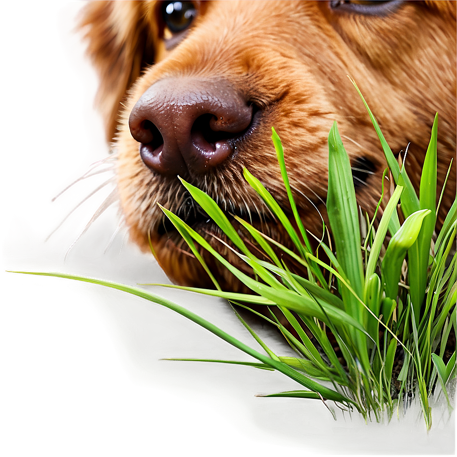 Dog Nose In Grass Png 06272024