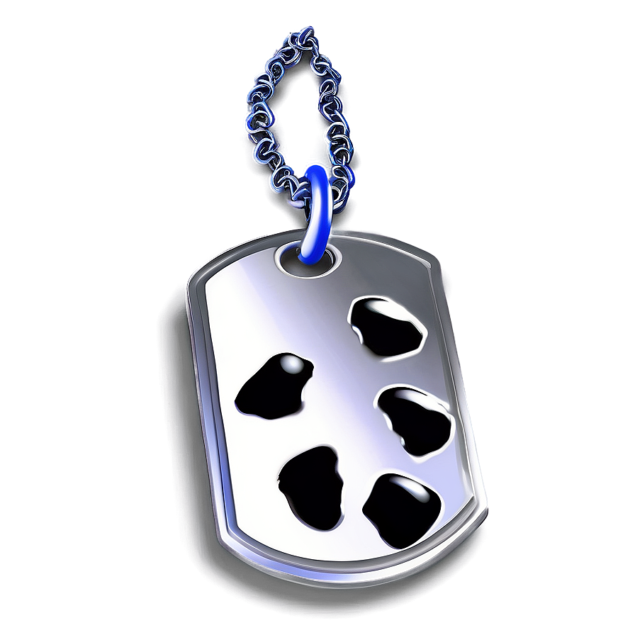 Dog Tag With Paw Print Png Ogj74