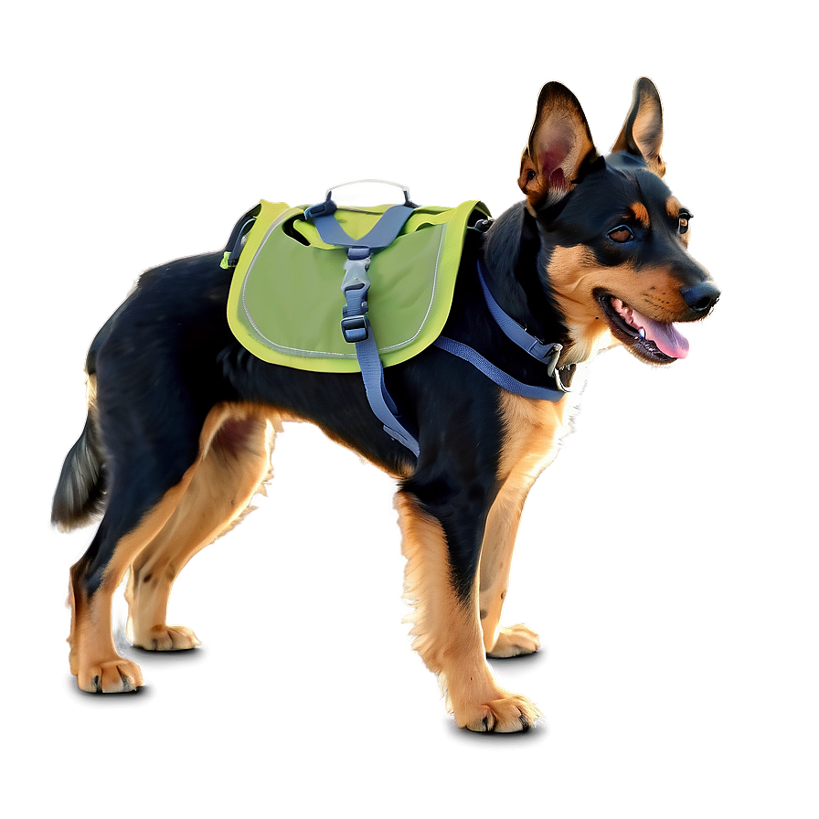 Dog Walking Backpack Png Svq