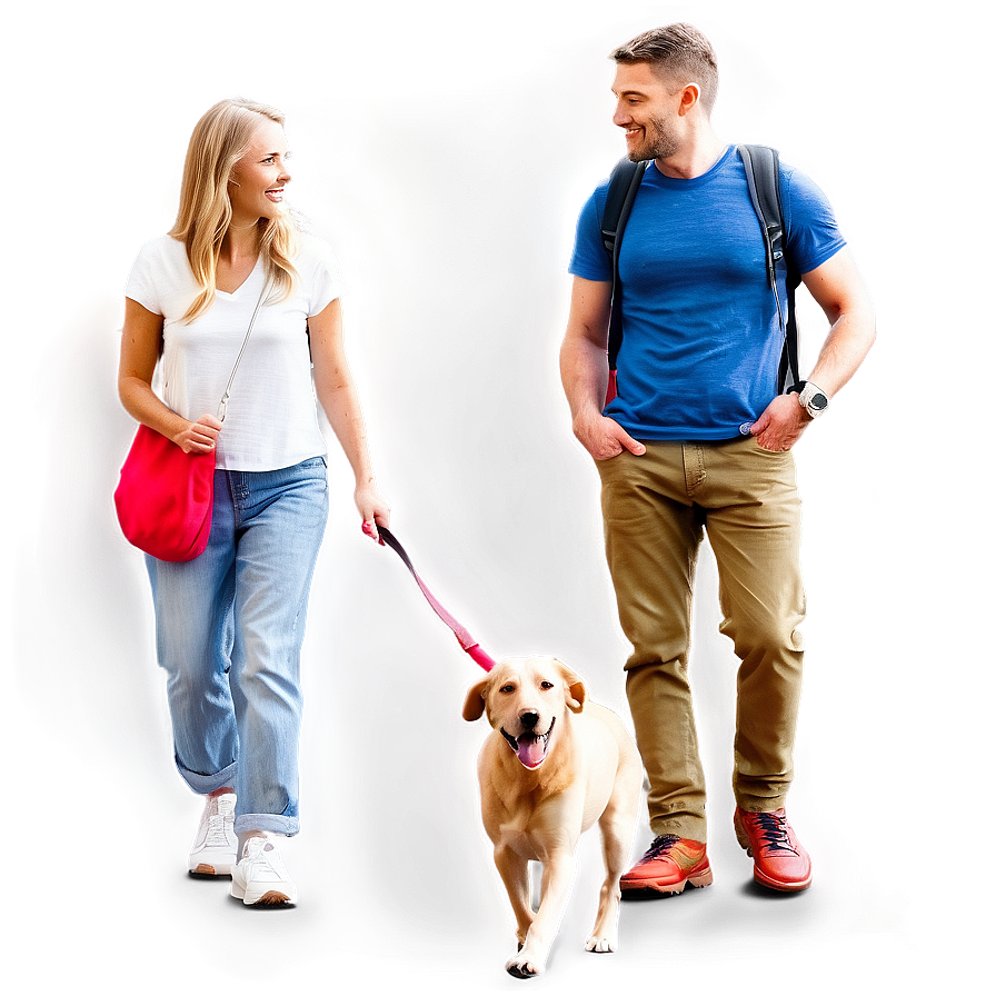 Dog Walking Friends Png 06252024