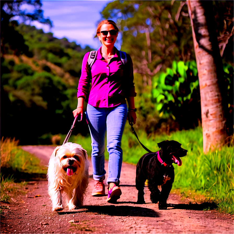 Dog Walking Holiday Png 06252024