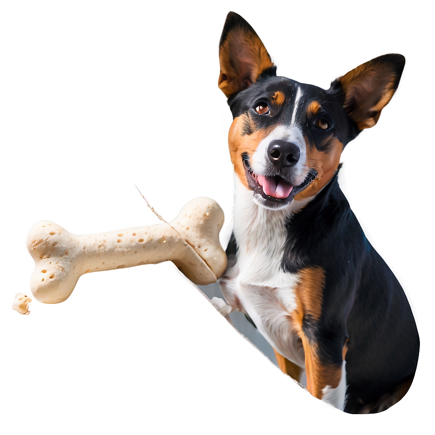 Dog With Bone Png 04292024