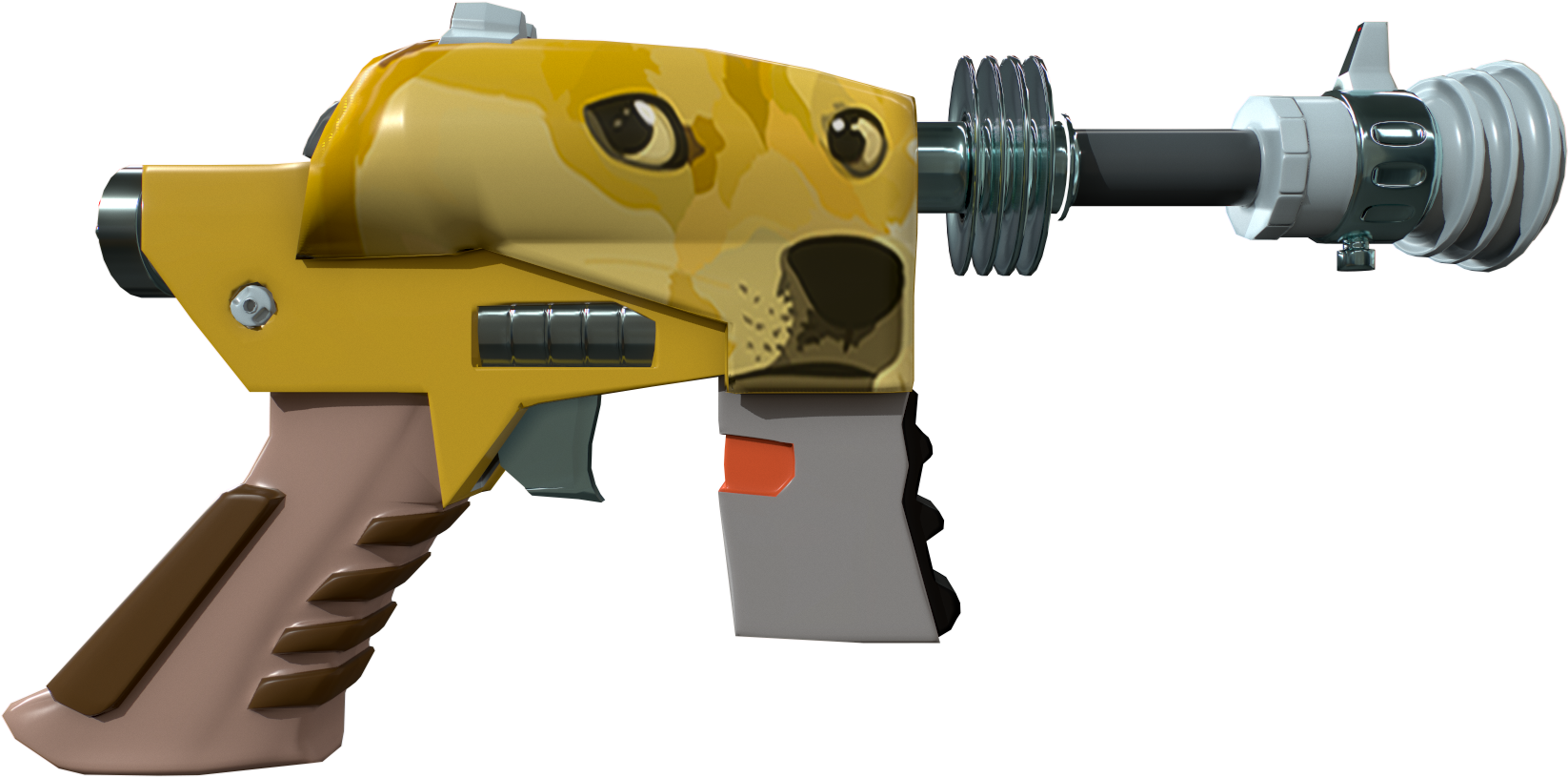 Dogecoin Themed Drill Gun