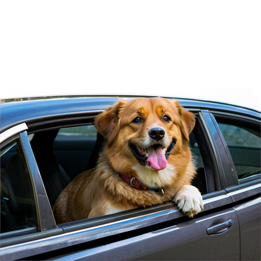 Dogs In Cars Png Kep