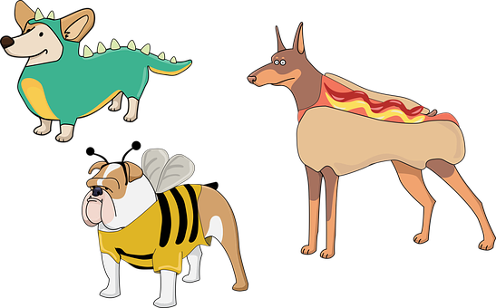 Dogs_in_ Costumes_ Cartoon