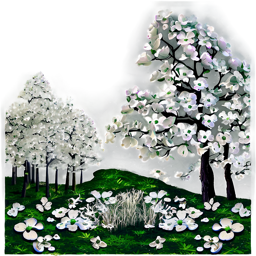 Dogwood Forest Background Png 88